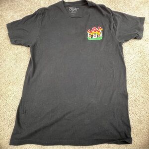 Eighty Eight Brand Trippy Vibes Happy Times Graphic Print Tee Size M